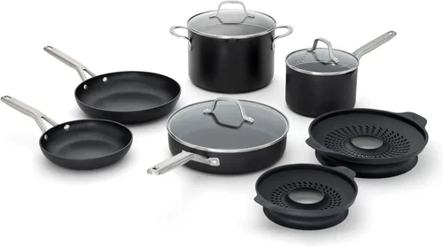 Vista 7 de Calphalon® Juego de 6 piezas de utensilios de cocina, anodizados, antiadherentes, de alta resistencia