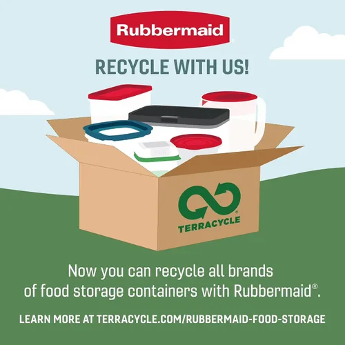 Vista 5 de Rubbermaid Contenedores de almacenamiento de alimentos de 42 piezas con tapas