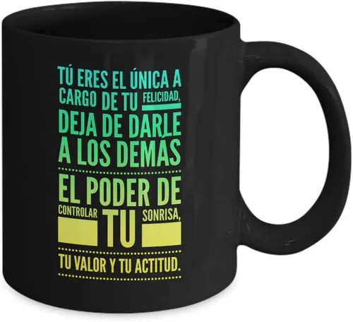 Vista 2 de Regalo para amiga Taza de café para hermana Perfecto regalo para graduados, profesionales y estudiantes Vaso con afirmaciones positivas