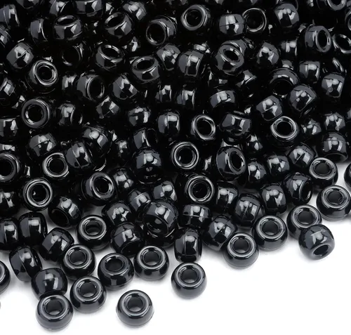 Vista 28 de Cuentas de poni, 4000 unidades, cuentas para pulseras, cuentas para el cabello, cuentas para hacer joyas, cuentas de plástico para manualidades