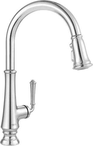 Vista 7 de American Standard 4279300.GN0 Delancey Grifo de cocina desplegable con pulverizador, amanecer fresco cepillado (oro cepillado)