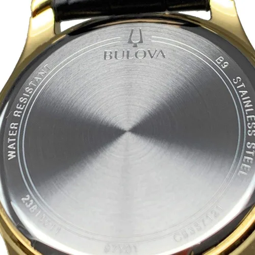 Vista 3 de Bulova Reloj de mujer Carolina del Norte Tarheels UNC de cuero negro diamante