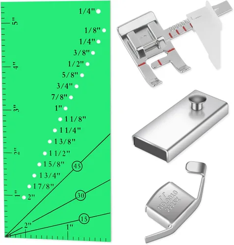 Vista 8 de Guía de costura magnética, 4 piezas de imán para máquina de coser universal