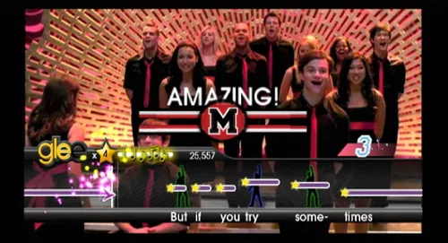 Vista 2 de Karaoke Revolution Glee Bundle - Nintendo Wii (Microphone Bundle)