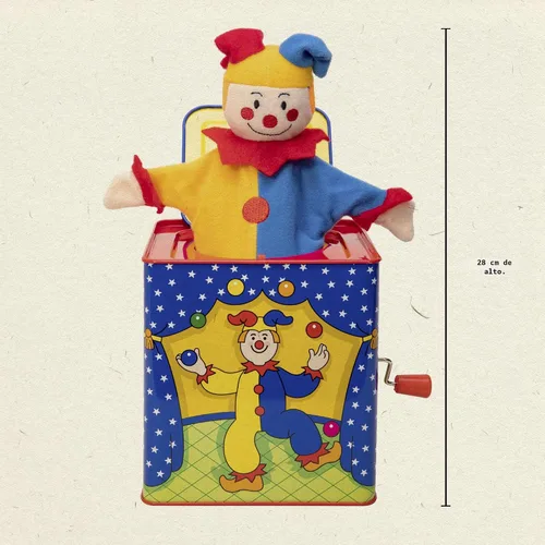 Vista 3 de Muñeco en caja de sorpresas de Schylling, Jester Jack