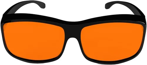 Vista 10 de DefenderShield Premium Fit-Over Blue Light Blocking Glasses - Superior Blocking from Gaming PC & Cell Phone Screen Glare.