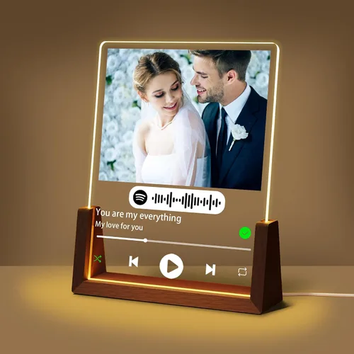 Vista 8 de Regalos de cumpleaños personalizados para el día del padre, para papá, de hija, hijo, esposa, marco de fotos con placa acrílica personalizada