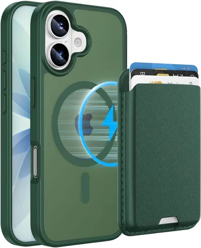 Vista 44 de Funda magnética para iPhone 12 Pro Max, cartera magnética desmontable con soporte para tarjetas, [compatible con MagSafe] grado militar, a prueba
