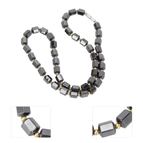 Vista 7 de Collar magnético, para hombres y mujeres, simple y moderno, firme y estable, regalo de cumpleaños, fácil de poner y quitar para padres, parejas