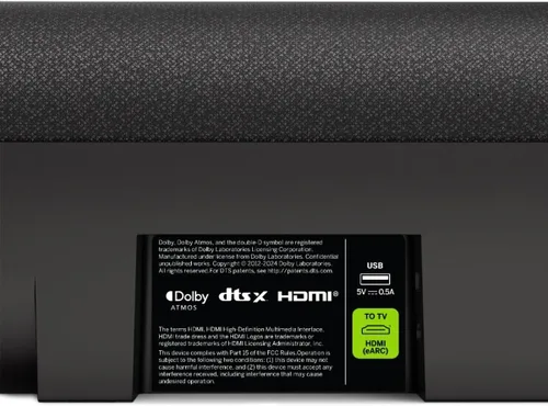 Vista 20 de VIZIO 5.1.2 Elevate SE Barra de sonido, subwoofer inalámbrico, sonido envolvente con Dolby Atmos y DTS:X, altavoz Bluetooth, compatible