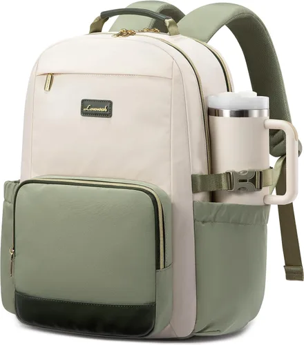Vista 54 de LOVEVOOK Mochila para laptop para mujer, 15,6 pulg.