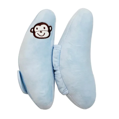 Vista 8 de Almohada Ajustable de Soporte para Cabeza y Cuello de Bebé, Almohada de Viaje para Bebé Cojín para Asiento de Carro, Almohada de Reposacabezas