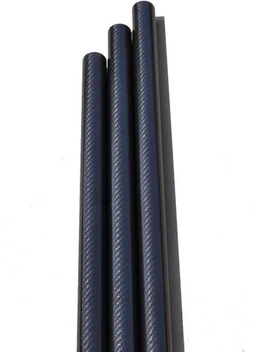 Vista 2 de US WHABEST - 1 tubo de fibra de carbono 3k de alto brillo 0.787 in de diámetro exterior x 0.709 in de diámetro interior x 39.370 in de largo