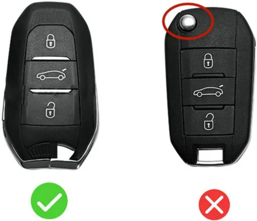 Vista 3 de Funda para llave de coche para Citroen C1 C4 C4L C6 C3-XR Picasso DS3 DS4 Silicona Car Key Case Cover Remote Key Protect Shell