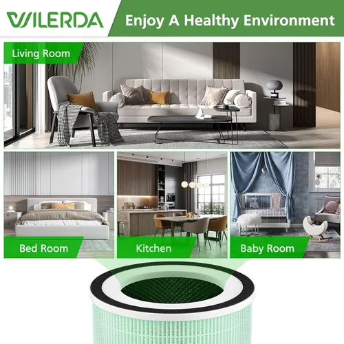 Vista 7 de Paquete de 2 filtros HEPA KILO para mascotas, compatibles con Afloia KILO, KILOPLUS, KILOPRO, MIRO, MIRO PRO y MORENTO MR-Kilo, Kalo Air Pur ifier