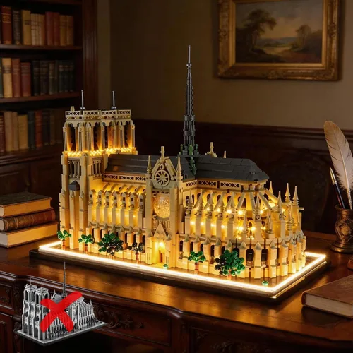 Vista 7 de BRIKSMAX Kit de luces compatible con LEGO Notre Dame Cathedral-Control