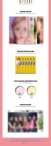 Vista 4 de STAYC TEENFRESH 3er Mini álbum CD+POB+Póster plegable en paquete+Photobook+Libro de letras de cómic+Foto 4cut+Tarjeta de tatuaje+Tarjeta