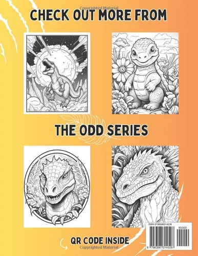 Vista 2 de Odd Dinos Coloring Book Awesome dinosaur coloring book for all ages (Odd Series)