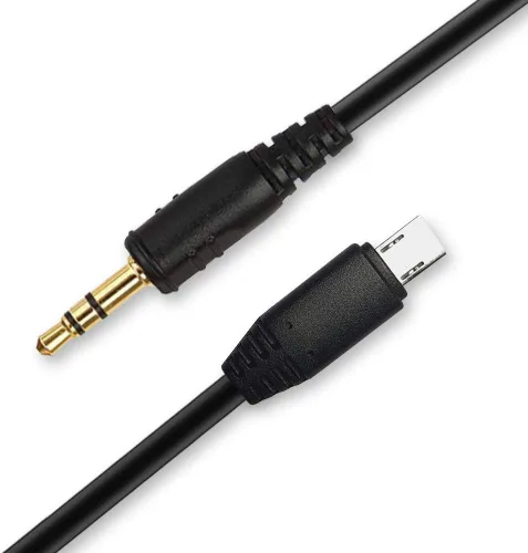 Vista 9 de Cable de conexión para obturador de cámara de 0.138 in-DC0, enchufe de conexión de cámara de 0.138 in, cable compatible con cámaras Nikon