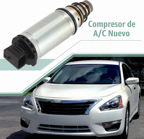 Vista 7 de X AUTOHAUX Válvula solenoide de control del compresor de CA VCS14EC DCS17EC AC aire acondicionado de control de repuesto para Nissan Altima 2013