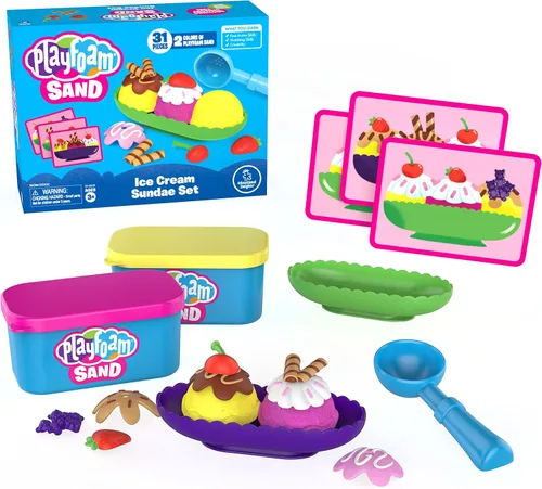 Vista 7 de Educational Insights Playfoam Sand ABC - Juego de galletas, arena de juego, juguete sensorial, regalo para niños y niñas, a partir de 3 años