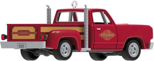 Vista 6 de Hallmark Keepsake Lil' American Trucks Mini adorno de Navidad (1978 Dodge Li'l Red Express Truck) adorno pequeño de 0.75 pulgadas para árbol de mesa