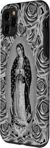 Vista 2 de Funda floral Virgen De Guadalupe para iPhone 11 Pro Max Our Lady Virgen De Guadalupe