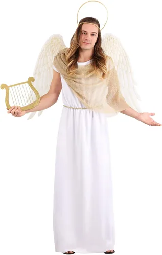 Vista 2 de Disfraz de ángel celestial para hombre