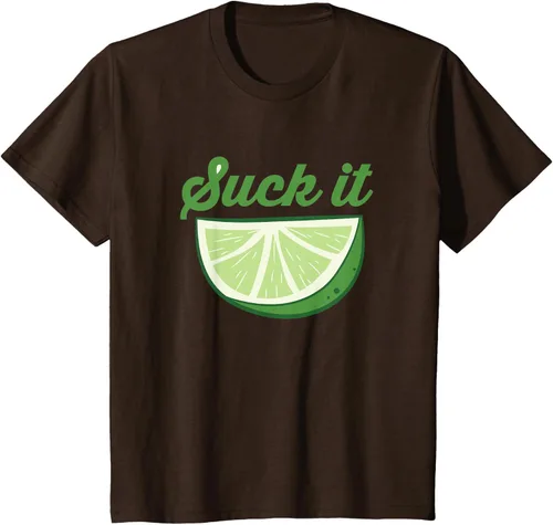 Vista 50 de Funny Lime Suck It Cinco De Mayo Citrus Sour Lime Camiseta, Blanco, S