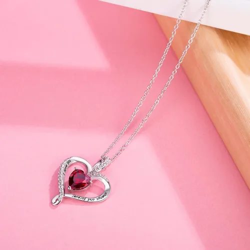 Vista 3 de Collares de corazón para mujer
