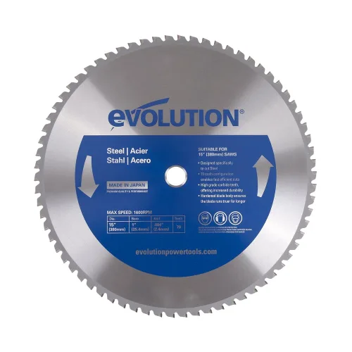 Vista 29 de Evolution Power Tools 5-3/8BLADEST Hoja de sierra de corte de acero, 5-3/8 pulgadas x 30 dientes