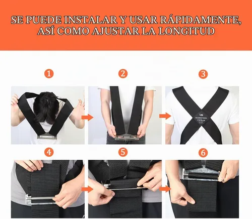 Vista 6 de Correas para mudanza, correas de elevación y movimiento para 2 personas, correas de elevación para 2 mudadores, correa de hombro para mover muebles