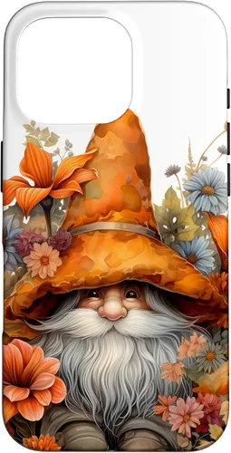 Vista 20 de Happy Fall Gnome Autumn Leaves Case for iPhone 17