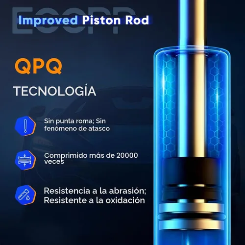 Vista 4 de ECCPP Elevador soporta amortiguadores de resortes de gas para Nissan