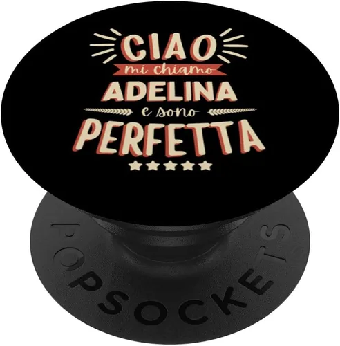 Vista 6 de Adelina Idea Regalo Personalizzata Amica Nome Divertente PopSockets MagSafe PopGrip para iPhone