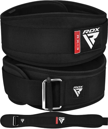 Vista 8 de Cinturón de Levantamiento de Pesas RDX AUTO LOCK, 16.5 cm de Soporte Posterior Acolchado, Para Hombres y Mujeres, Gimnasio, Fitness, Entrenamiento