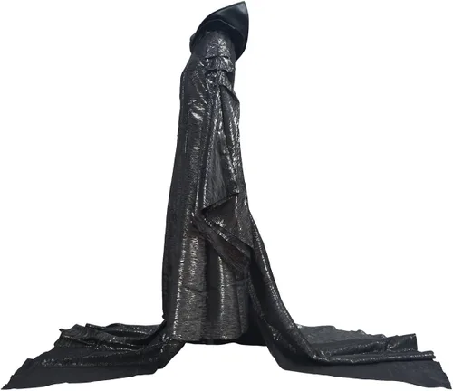 Vista 4 de Angelaicos Womens Halloween Cosplay Show Long Black Dress Costume