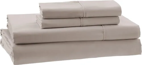 Vista 13 de Amazon Aware Juego de fundas de almohada 100% algodón orgánico de 300 hilos, color rubor, estándar, paquete de 2, 32 x 20 pulgadas