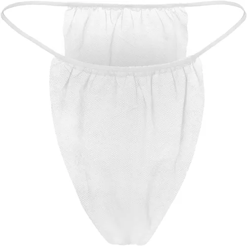 Vista 2 de DBM IMPORTS Bragas desechables para mujer envueltas individualmente color blanco juego de 25 piezas