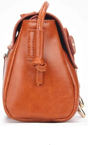 Vista 2 de JeHouze Bolso bandolera bandolera de cuero para mujer