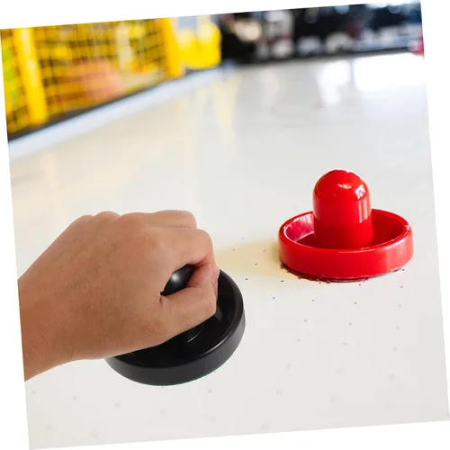 Vista 7 de Air Hockey Pushers and Pucks Set with 76mm ABS Striker