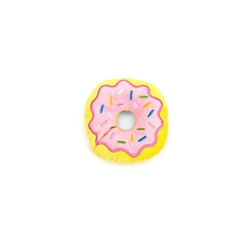 Vista 3 de Peluche para perros Gloria Frosty 3 x 5 x 14 cm Donut Rosa