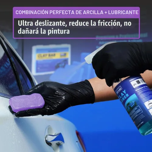 Vista 6 de Barra de arcilla, paquete de 3 unidades, 300g (3x100g) Barras de arcilla mágicas para detalles de automóviles, barras de limpieza automática