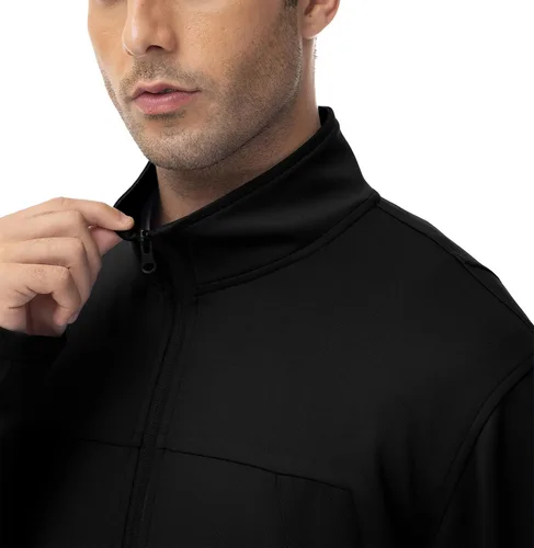 Vista 5 de YSENTO - Chándal para hombre, 2 piezas, chaqueta y pantalones, cremallera completa
