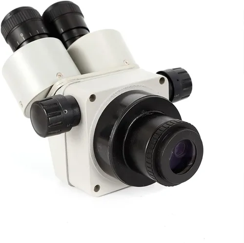 Vista 4 de Microscopio multidireccional con incrustaciones de espejo con soporte de resorte, microscopio de ajuste Herramienta de joyería de 3.031 in Zoom