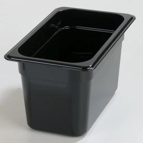 Vista 11 de Carlisle FoodService Products 3068203 StorPlus - Sartén para alimentos de cuarto tamaño, policarbonato, 6 pulgadas de profundidad, color negro