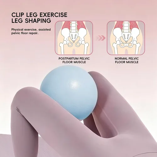 Vista 5 de Pelota de ejercicio suave de 9 pulgadas para pilates, yoga, entrenamiento básico