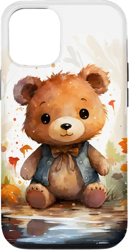 Vista 28 de Funda de oso de peluche con chaleco para iPhone 17