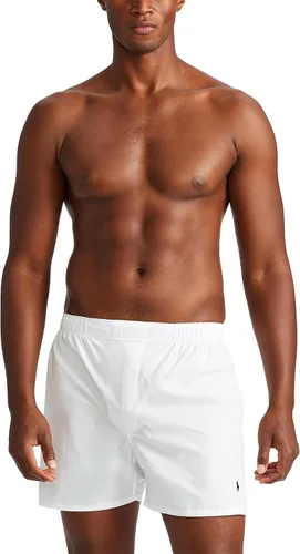 Vista 3 de POLO Ralph Lauren Men's Classic Fit Cotton Woven Boxers 3-Pack