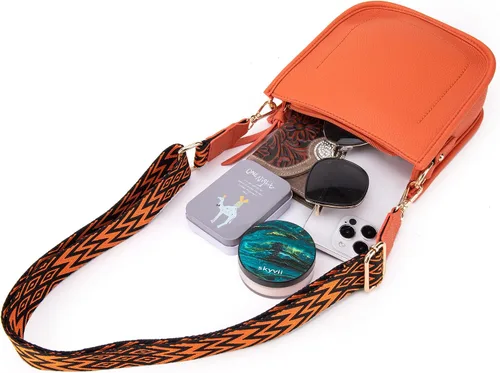 Vista 6 de Montana West Bolso bandolera pequeño para mujer, mini bolso clásico para mujer